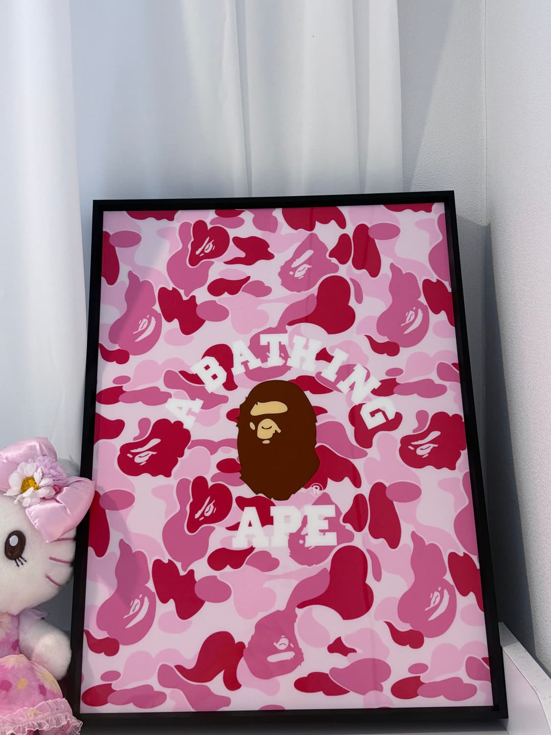 베이프 핑크 카모 액자  상품이미지2