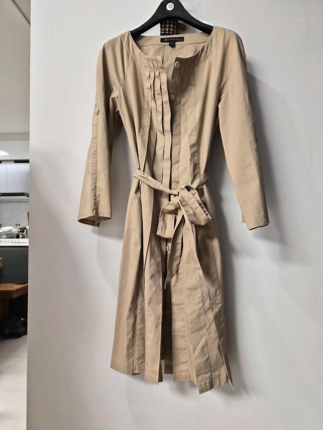 브룩스 브라더스 정품 코튼 혼방 플리츠 원피스 (상태 최상) 상품이미지2