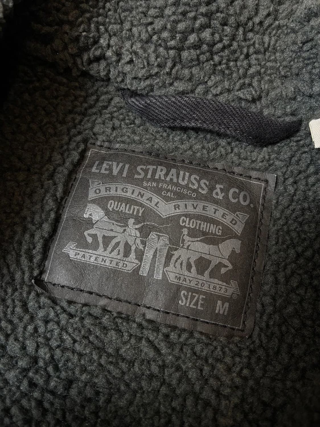 리바이스 00's 양털 워시드 데님 트러커 자켓 PN7934 상품이미지9