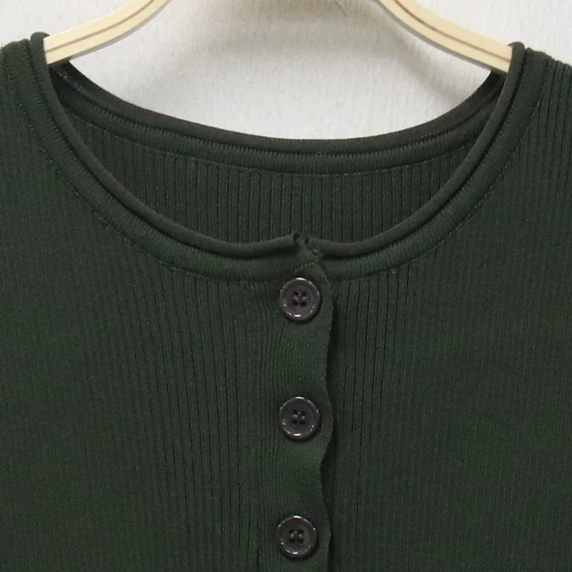 헨리넥 골지 니트 원피스 62013 상품이미지5