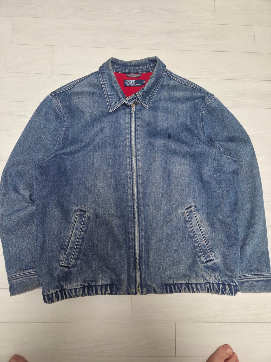 90년대 생산 폴로 데님 스윙톱 자켓 상품이미지1