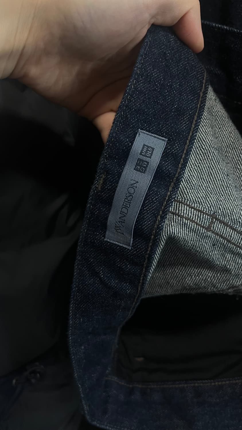 유니클로 jw앤더슨 스트레이트 진청 상품이미지2