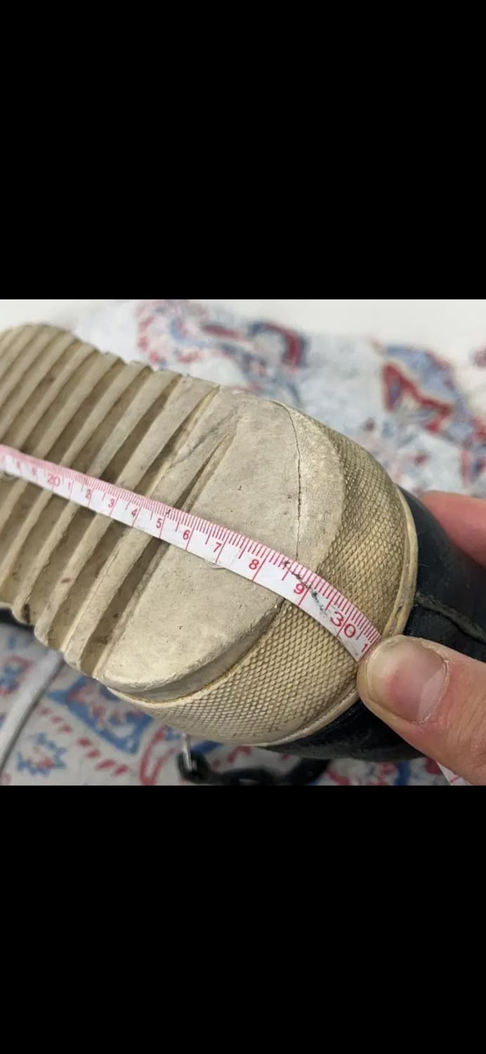 데이빗스톤 레더 하이탑 스니커즈 270 릭오웬스맛 상품이미지5