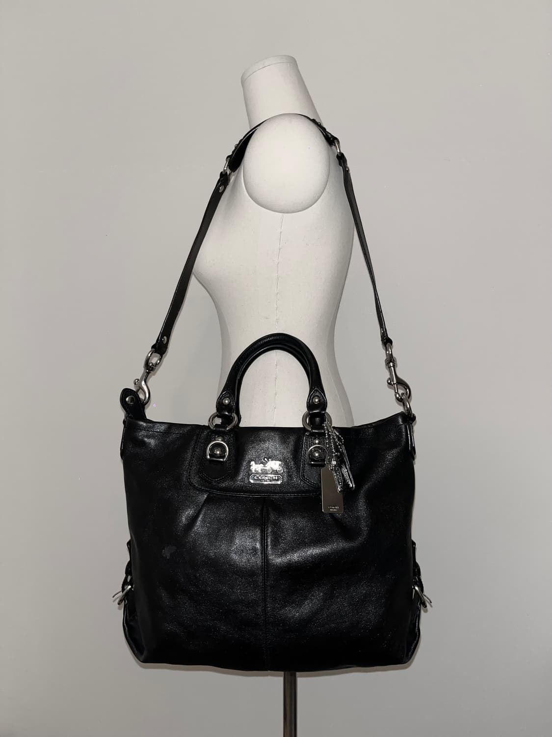 📦 Old Coach all black Shoulder Bag 상품이미지6