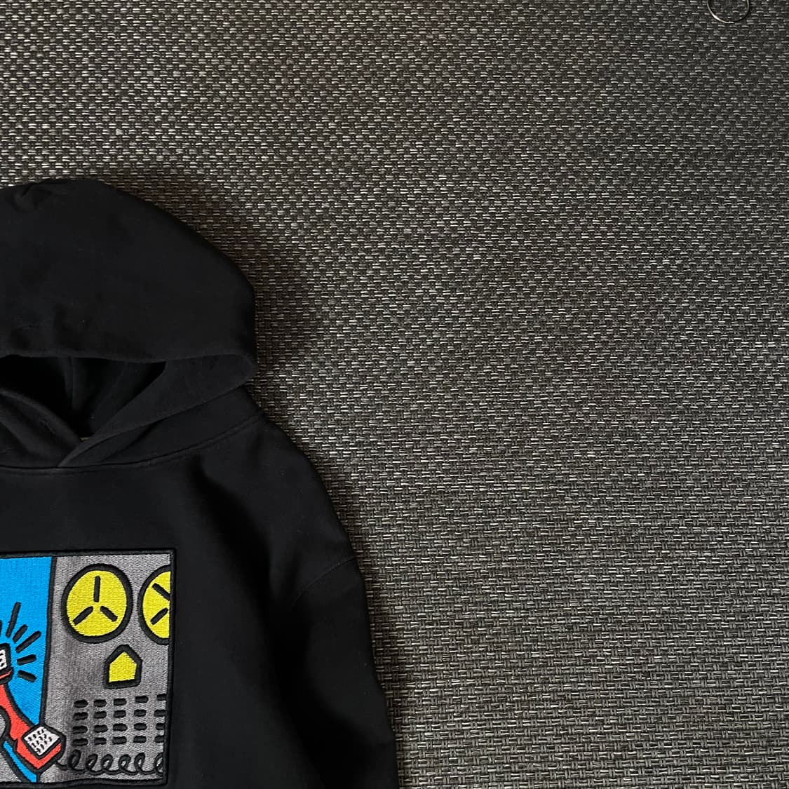 디키즈 블랙 자수 포인트 후드티 L 상품이미지3