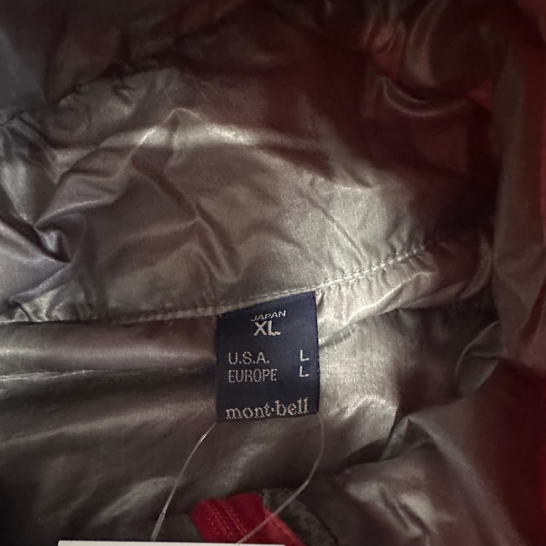 몽벨 경량 패딩 레드 상품이미지4