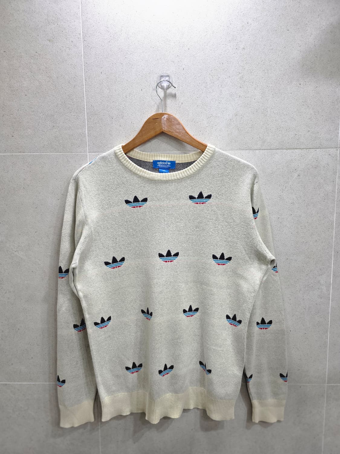 아디다스 파이어버드 트레포일 니트 m 상품이미지1