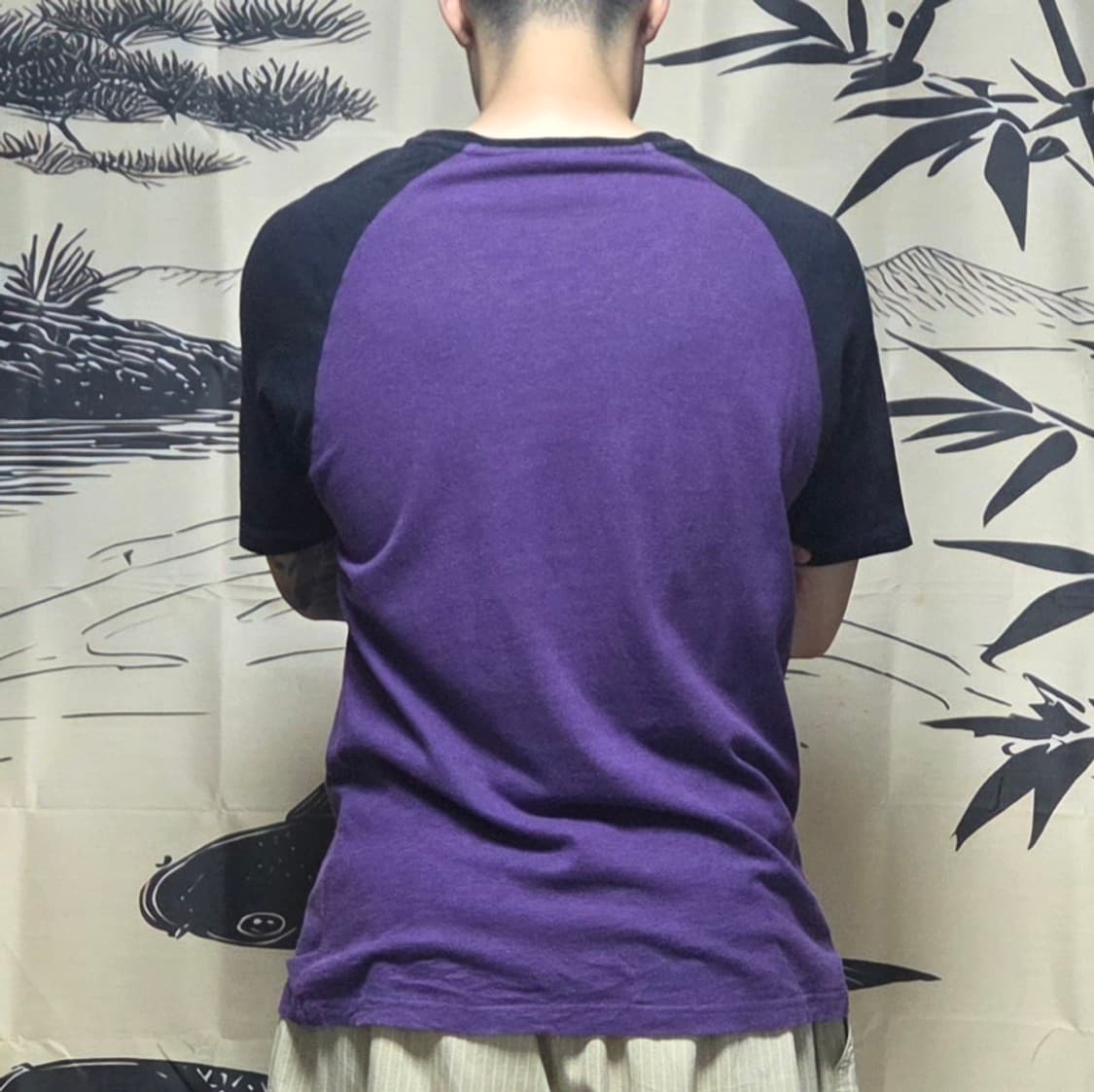 마사유 잉어 프린팅 오리엔탈 반팔티  상품이미지6