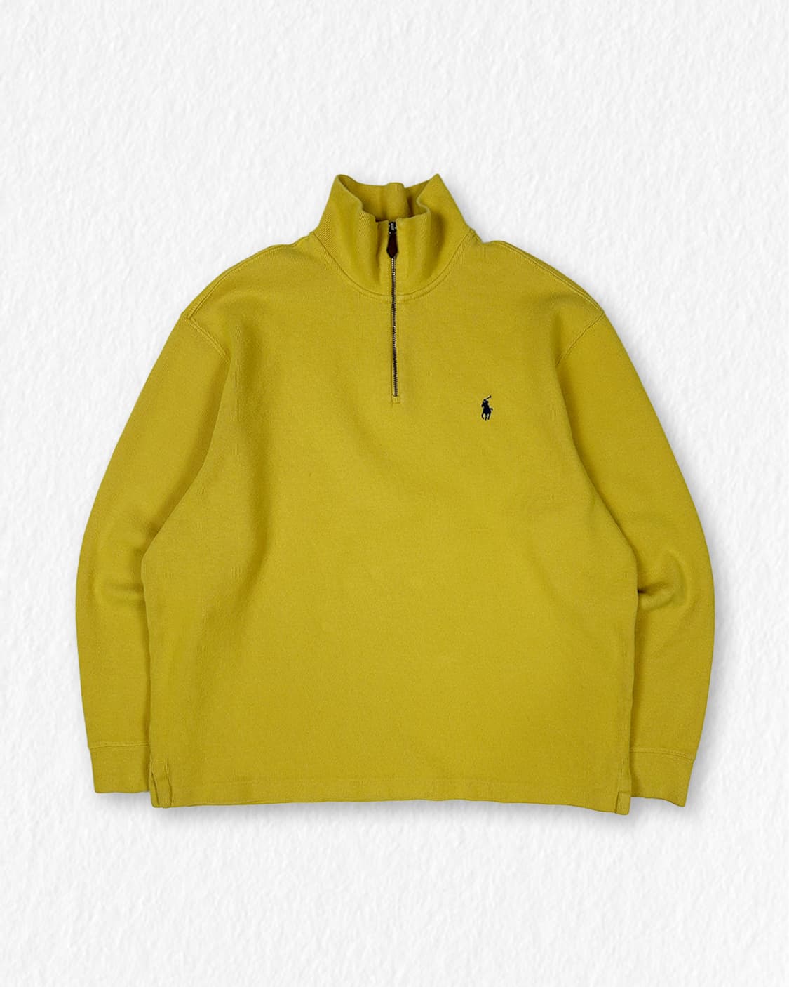 폴로랄프로렌 반집업 맨투맨 옐로우 상품이미지1