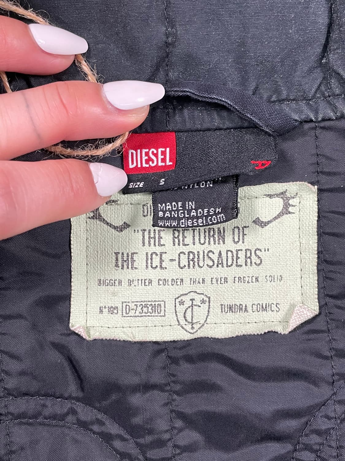 재팬 디젤 버티컬 퀼티드 자켓 상품이미지5