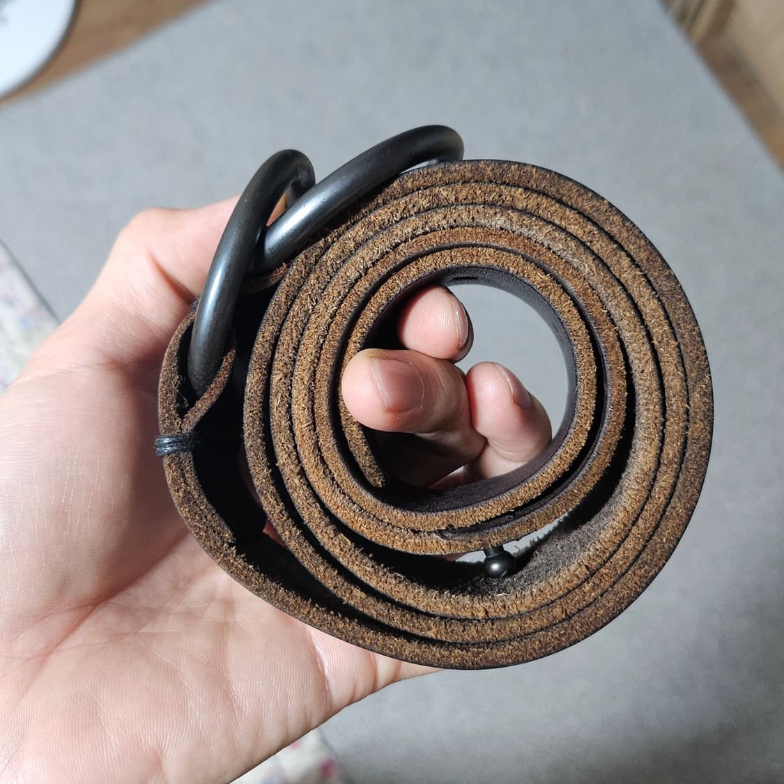 데님앤서플라이 랄프로렌 링 레더 벨트.폴로 POLO 상품이미지2