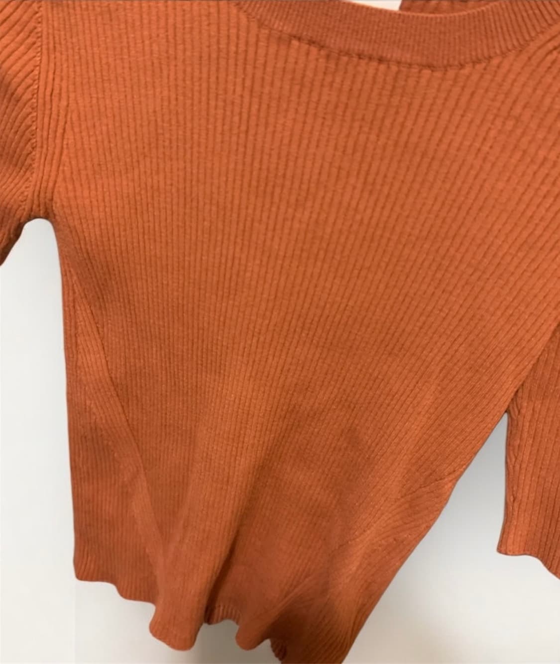 비밍바이 빔즈오렌지 골지 니트 반팔 티 상품이미지2