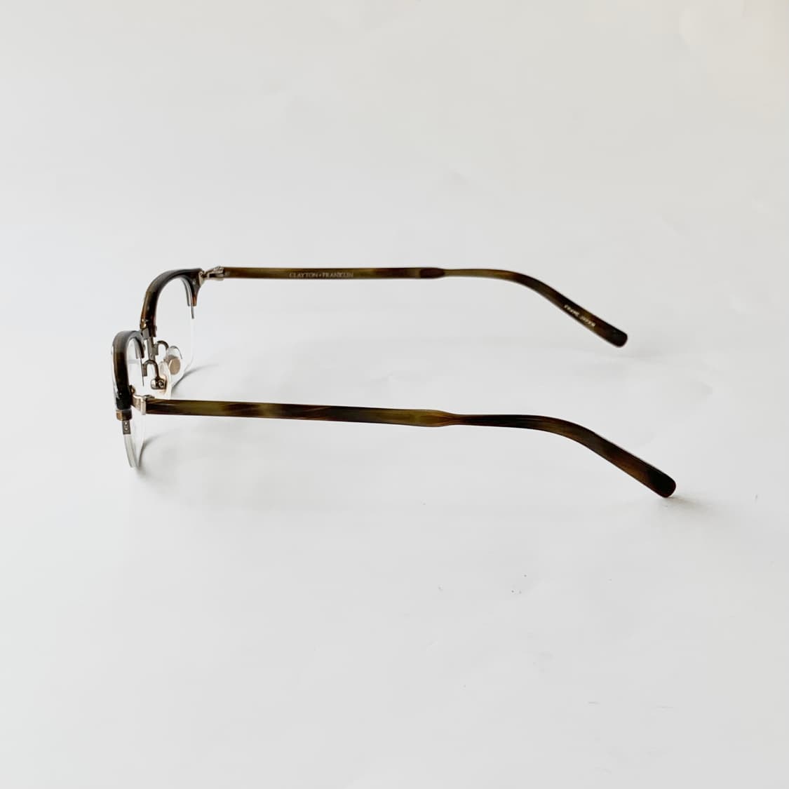 862 클레이튼 프랭클린 데드스탁 빈티지 하금테 브라운 일본제 남녀공용  상품이미지4