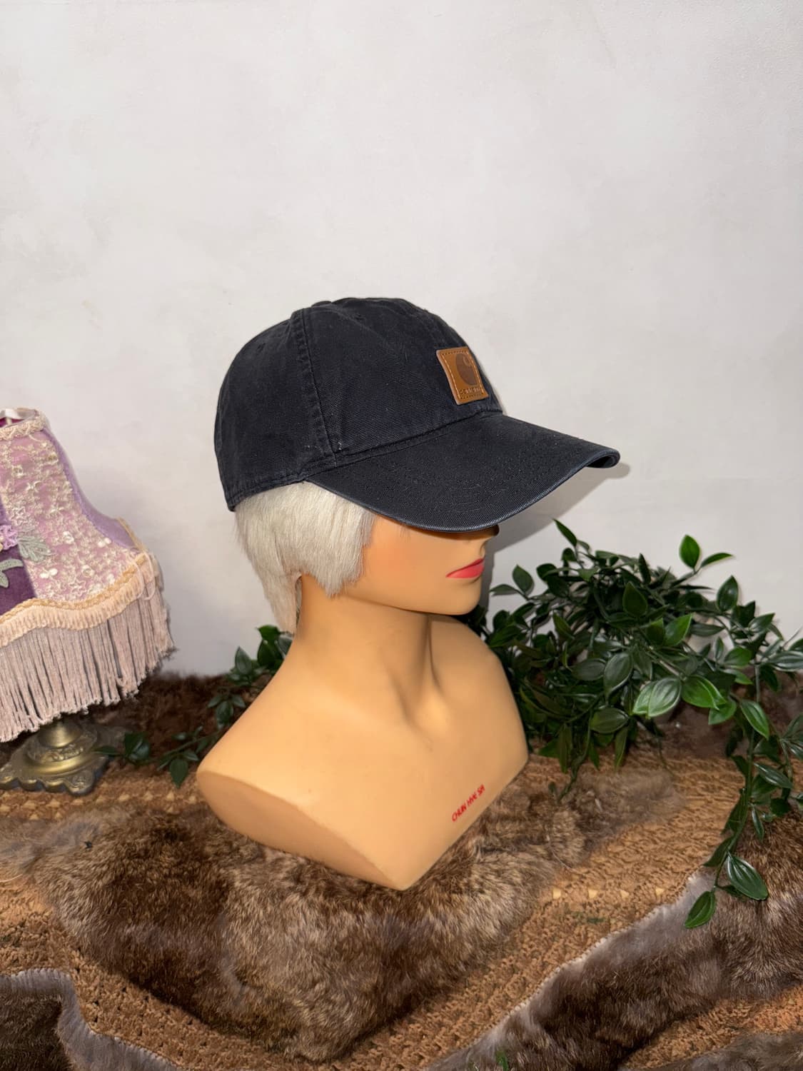 Carhartt black logo camp cap 상품이미지4