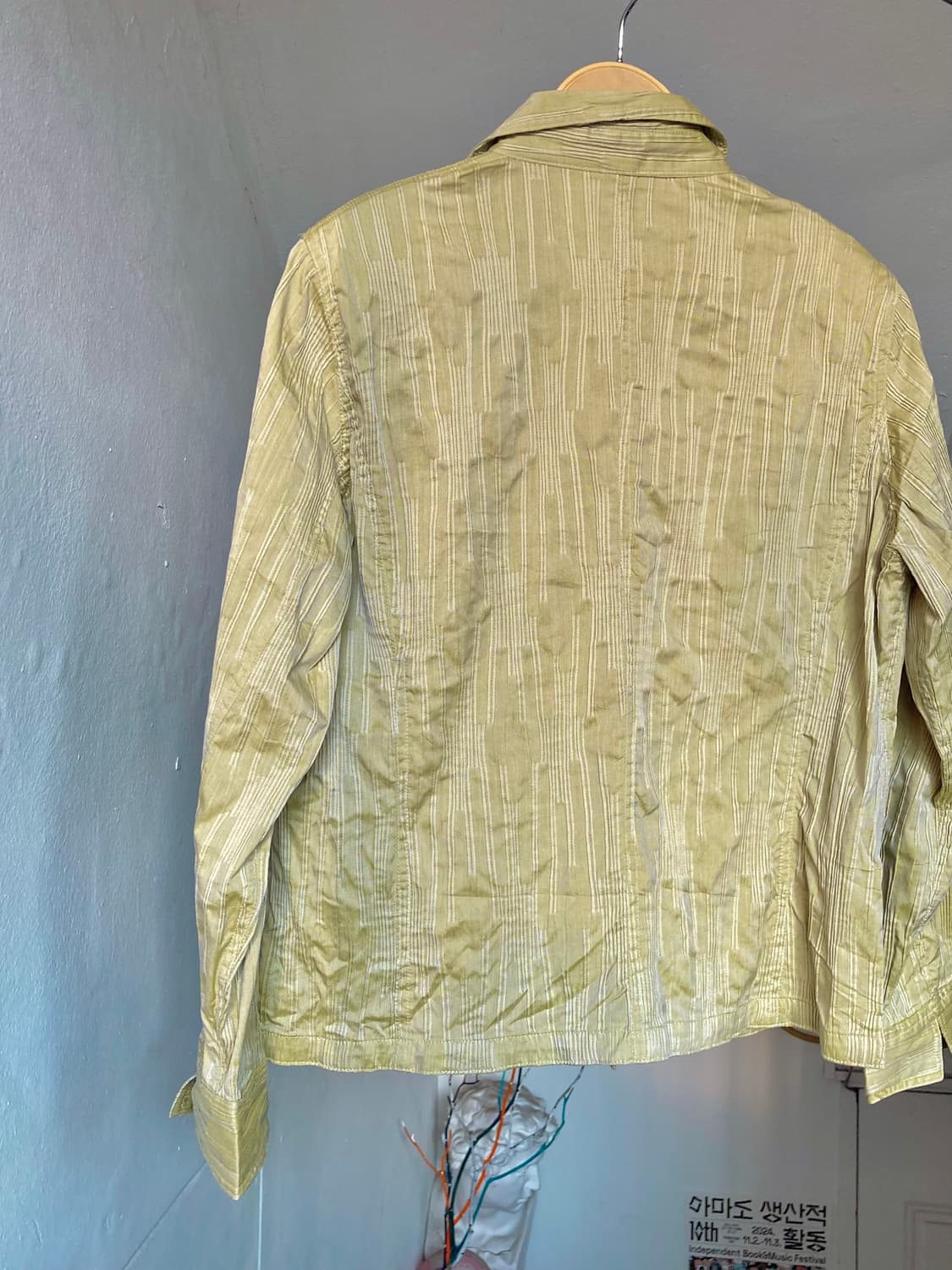 ✨새상품✨ 빈티지 에스닉 그린 자켓  상품이미지6