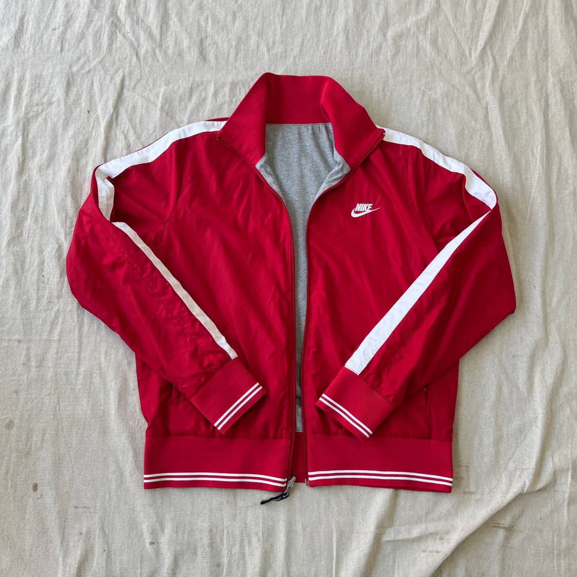 나이키 리버시블 나일론 레드 집업 XL 상품이미지1