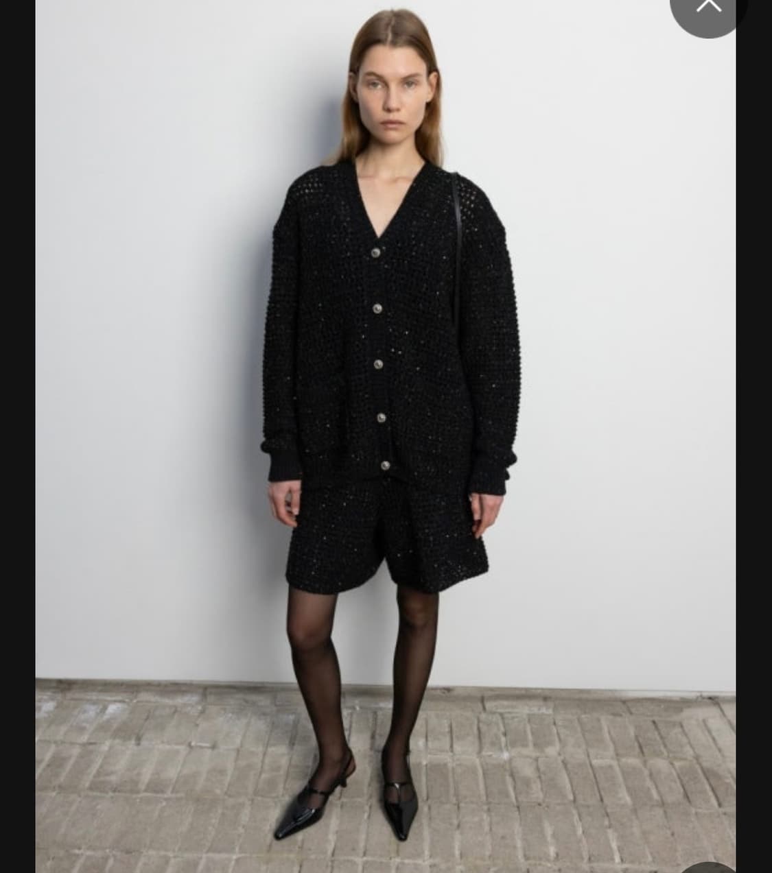 ORR 오르 크로쉐 스팽글 가디건 상품이미지2