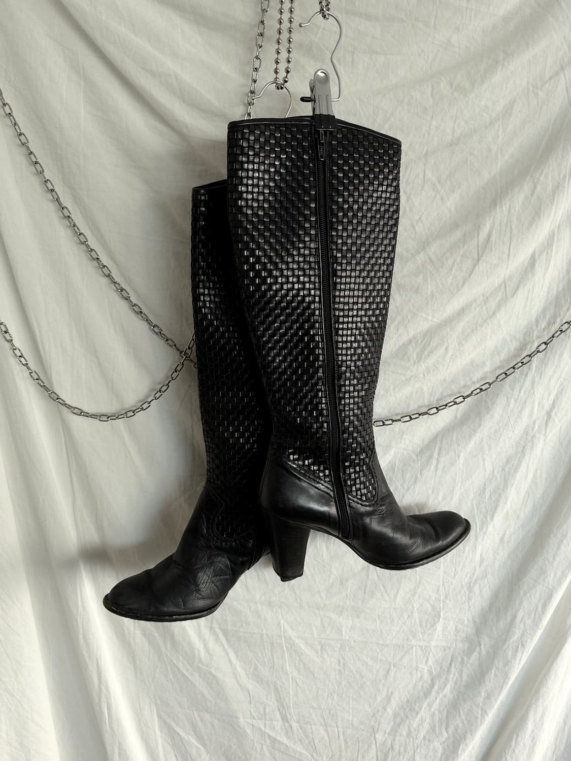 스튜어트와이츠먼 레더 롱 부츠 상품이미지2