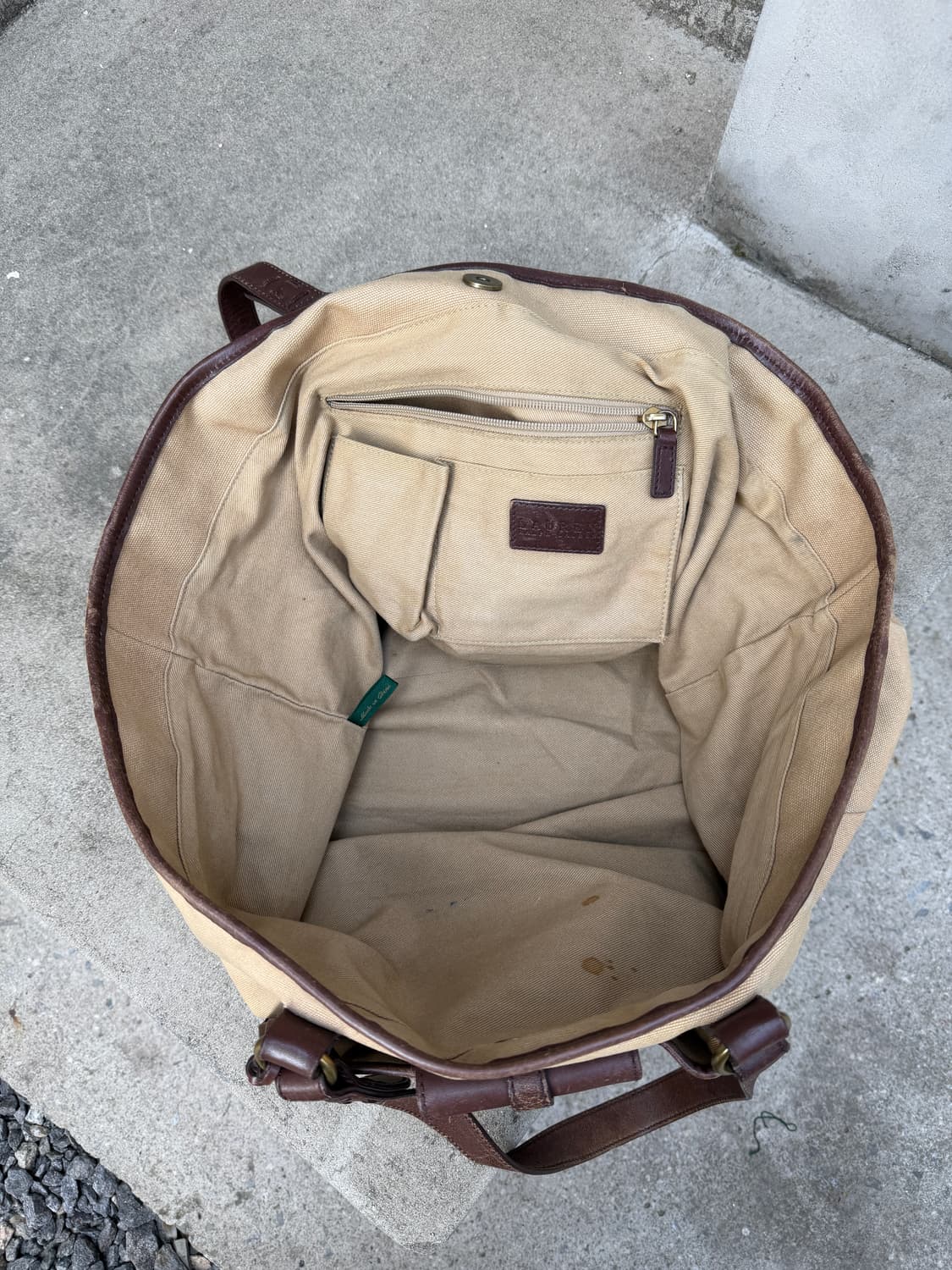 LAUREN RALPH LAUREN CANVAS TOTE 폴로 토트백 상품이미지10