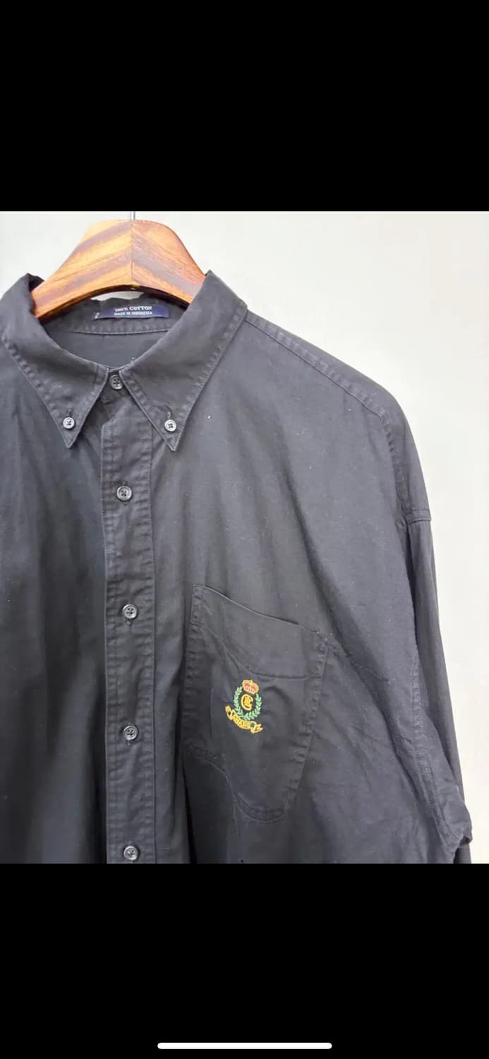 폴로 챕스 랄프로렌 블랙 오버핏 셔츠 H1210 상품이미지3