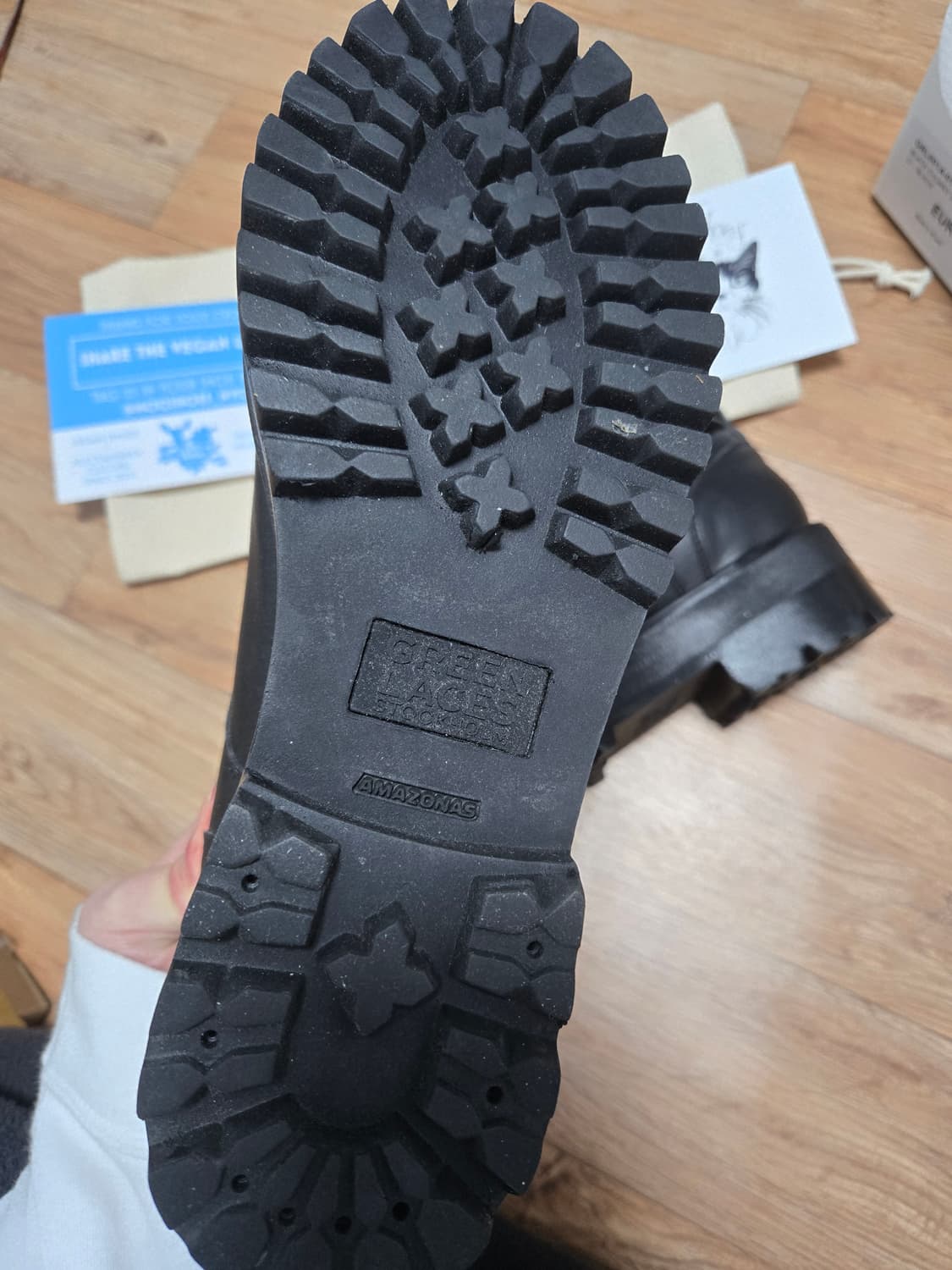 Green laces 그린레이스 비건 청키더비슈즈 40 상품이미지2