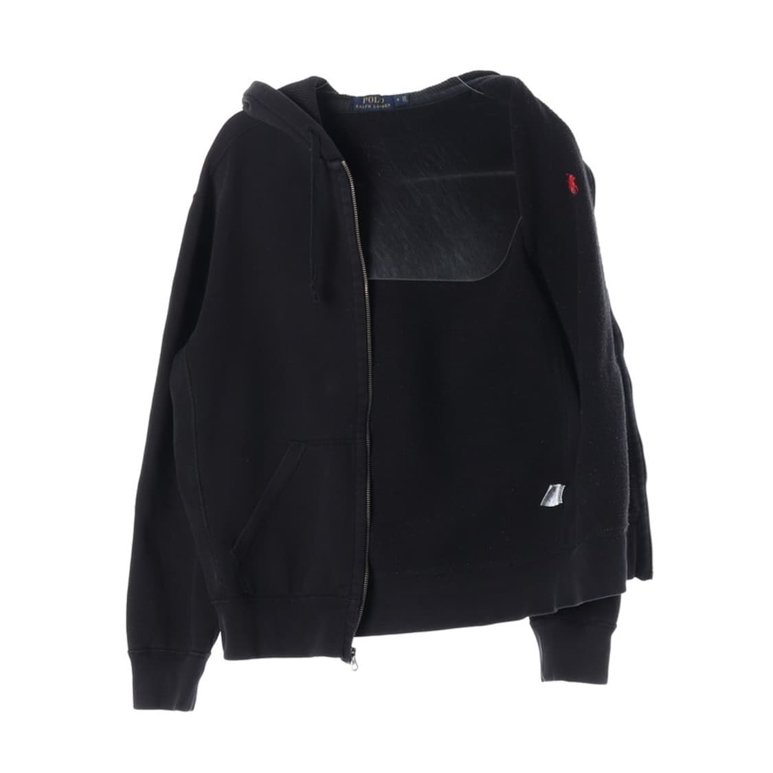 폴로 랄프로렌 기모 후드집업 블랙 S 상품이미지2