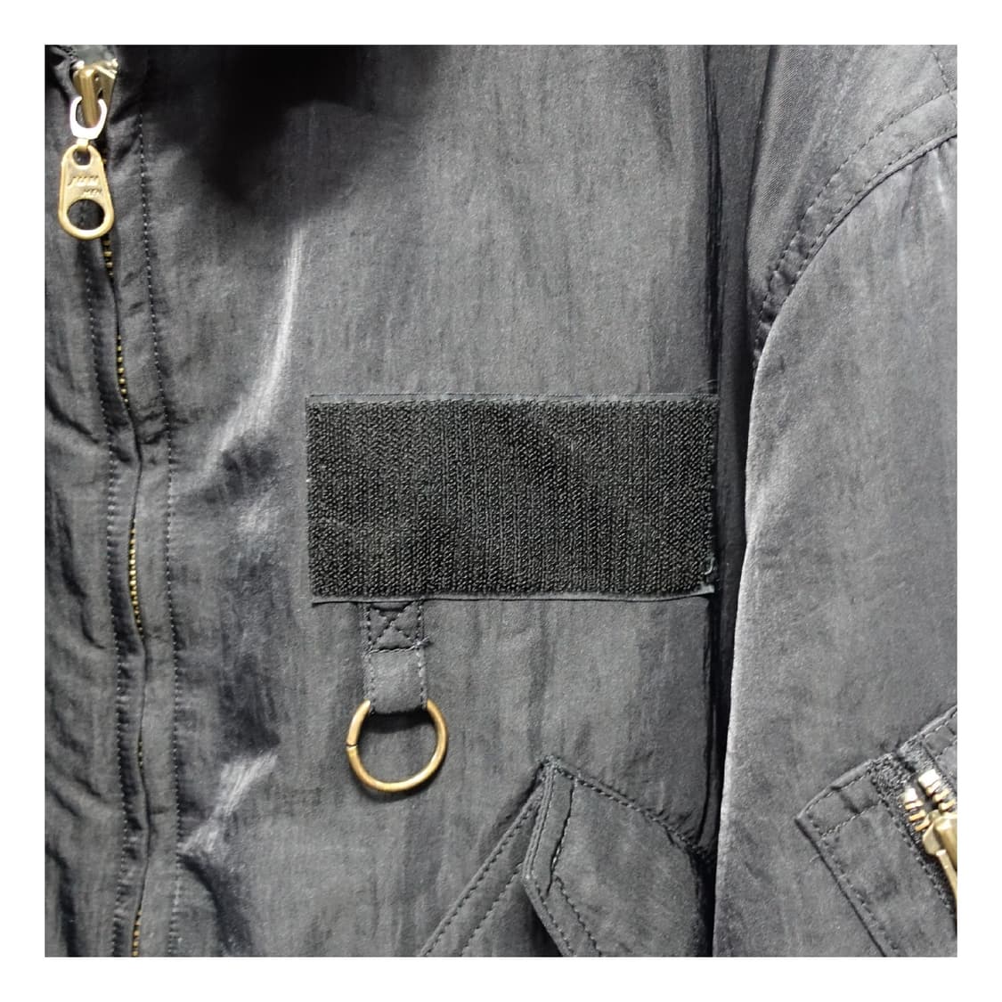 JUNMEN 준멘 아카이브 나일론메탈 MA-1 항공점퍼 블루종 상품이미지5