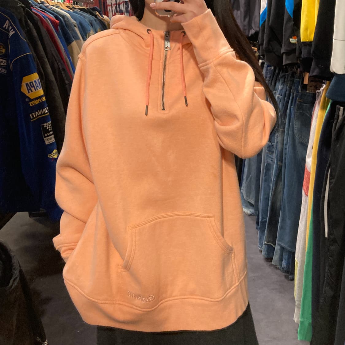 [IM] 칼하트 반집업 후드티 피치 상품이미지5