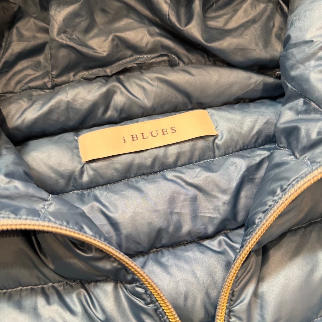 I BLUES (W) 버진 다운 경량 후드 패딩  상품이미지3