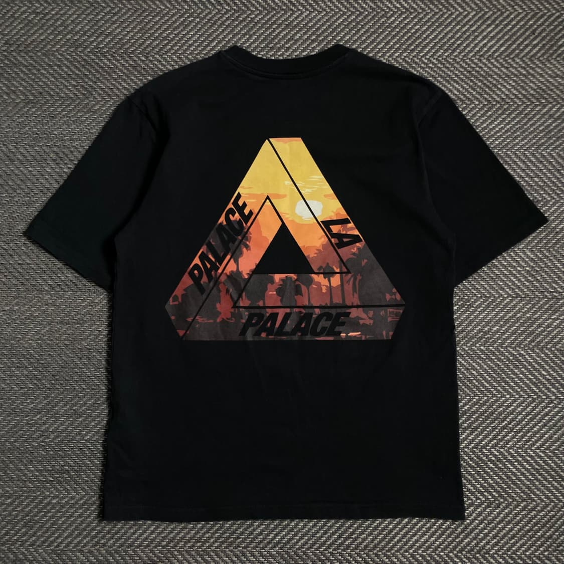 팔라스 트라이 빅로고 반팔 티셔츠 블랙o 4814 상품이미지1