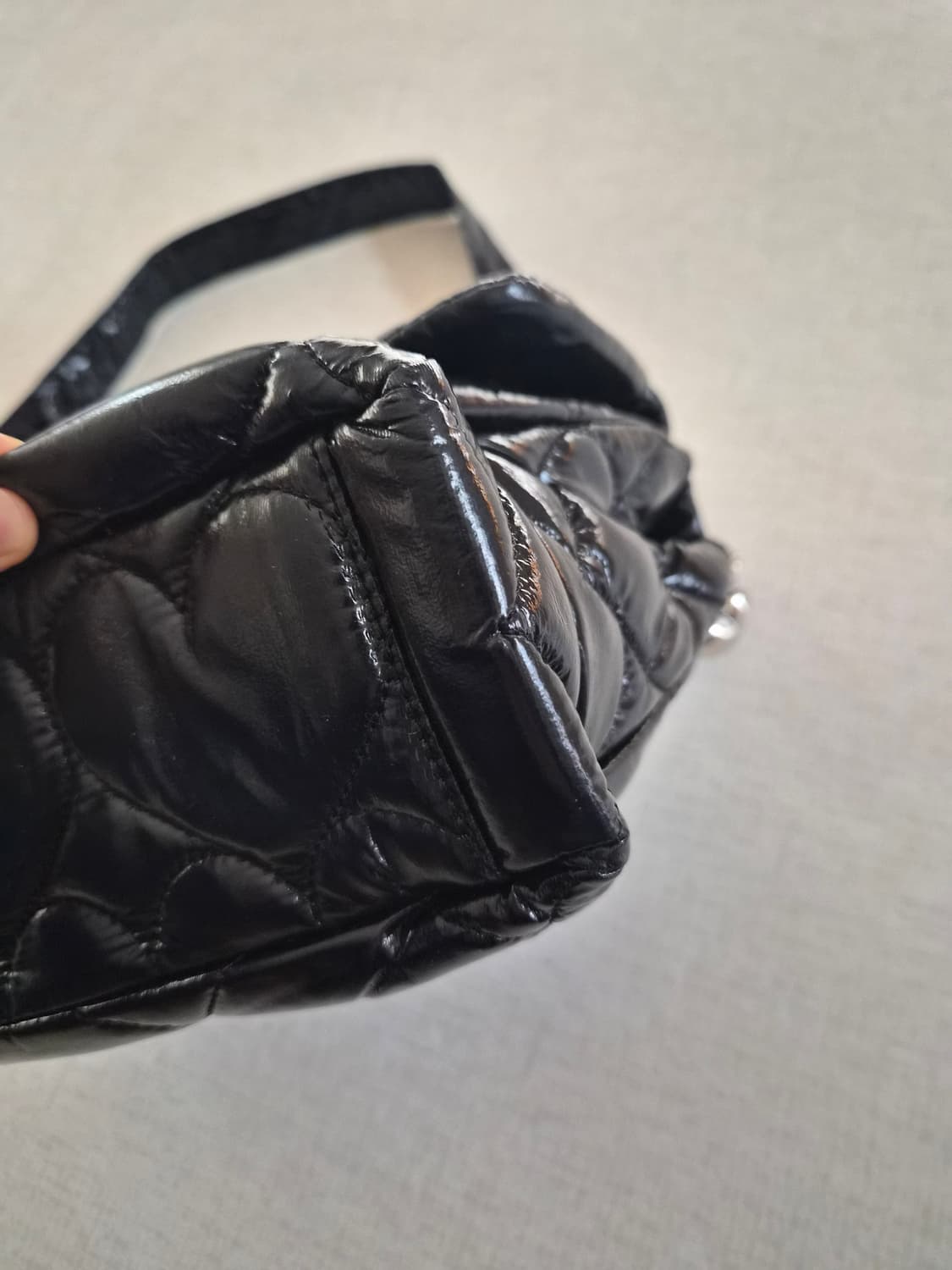 분크 하트퀼팅백 상품이미지4