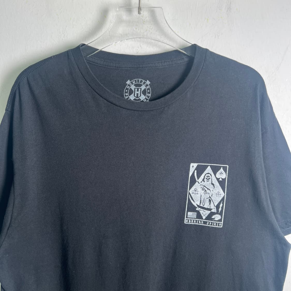 jpn vtg howitzer 데스 딜러 스컬 그래픽 반팔 티셔츠 L 상품이미지5