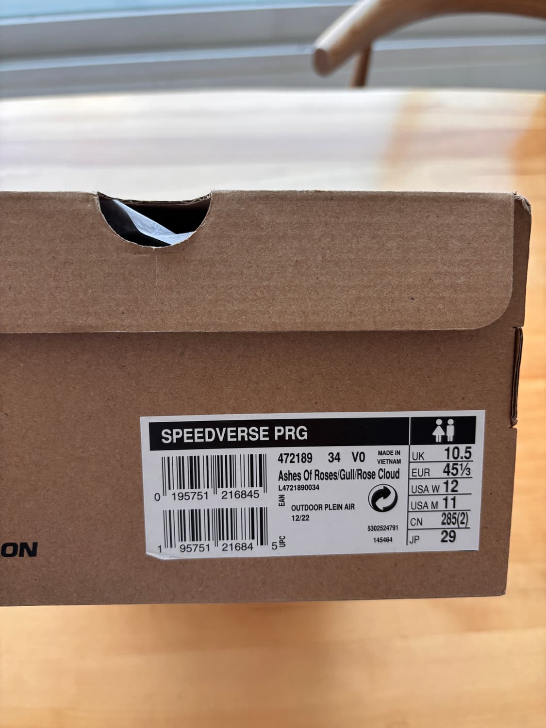 살로몬 SPEEDVERSE PRG 290 / 새상품 Ash Cloud 상품이미지7