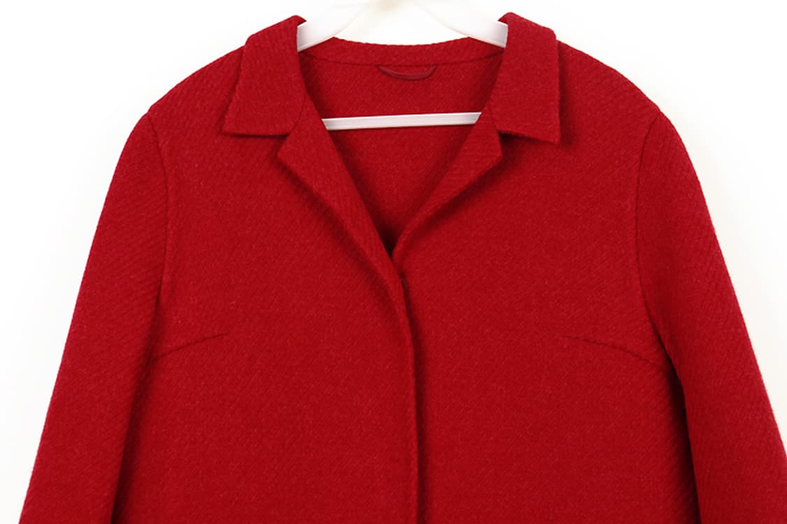 RED PATCH 코트(S)  Y2K 패치워크코트 상품이미지4