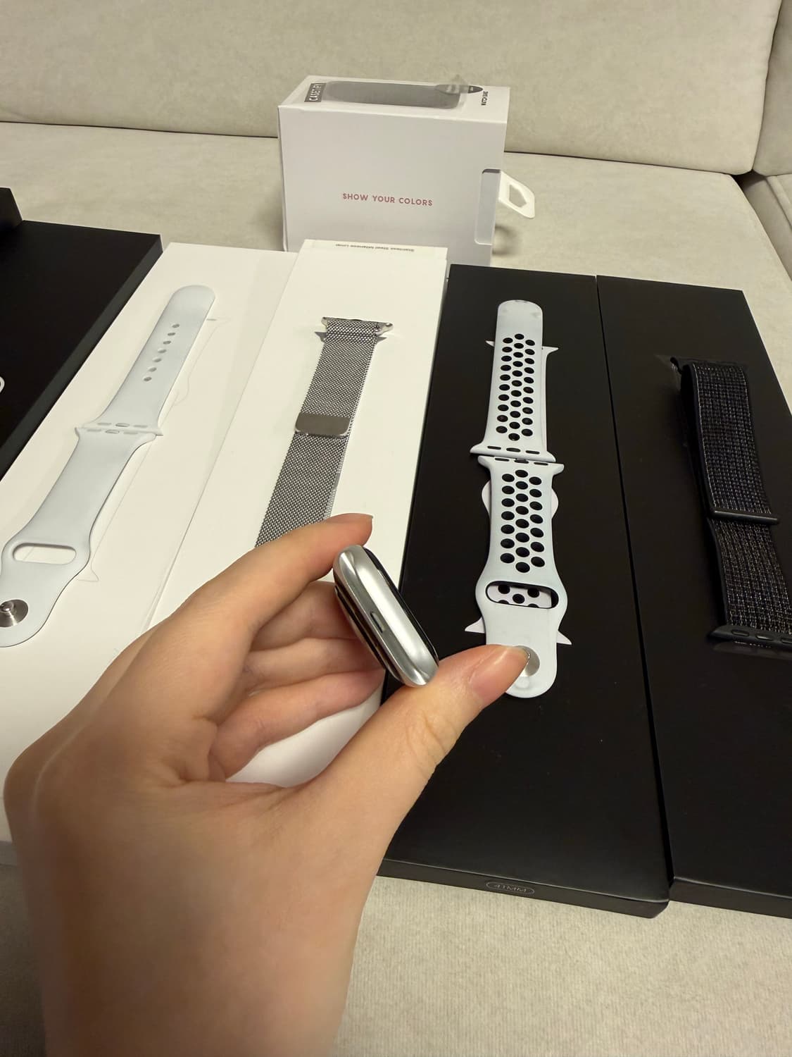 애플워치 나이키 se 1 실버 40mm 셀룰러 (정품스트랩 밴드) 상품이미지5