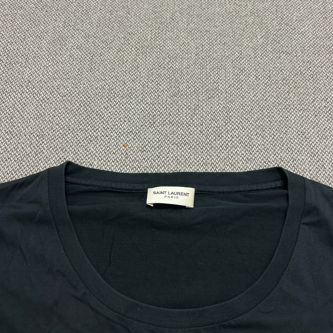 생로랑 블랙 프린팅 반팔(2XL) 상품이미지2