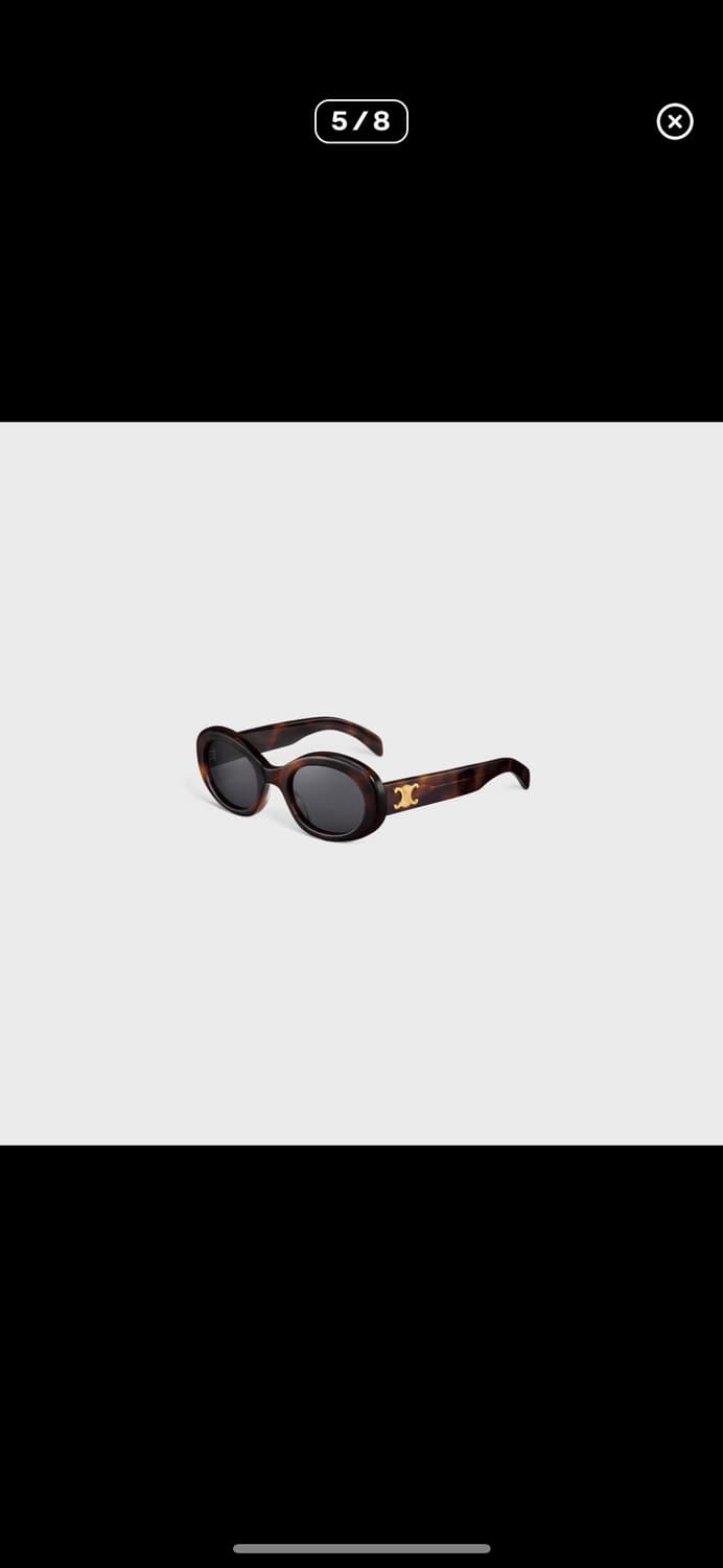 셀린느 트리옹프 선글라스 레오파드 상품이미지1