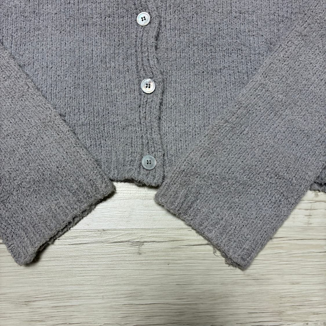 엔조블루스 에센셜 카라 가디건 그레이 상품이미지6