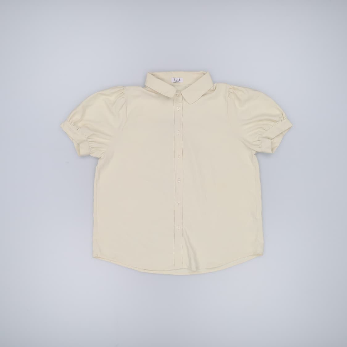 F 신형 엘르 여성 퍼프 반팔 블라우스 0313H1 상품이미지1