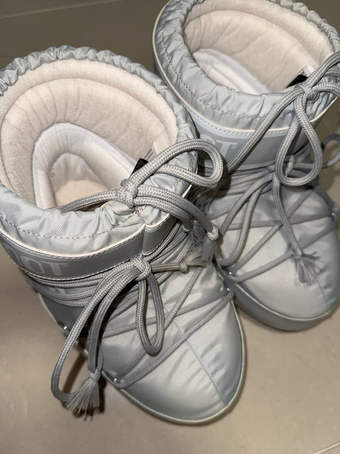 문부츠 아이콘 로우 나일론 부츠 그레이(36-38) 상품이미지1