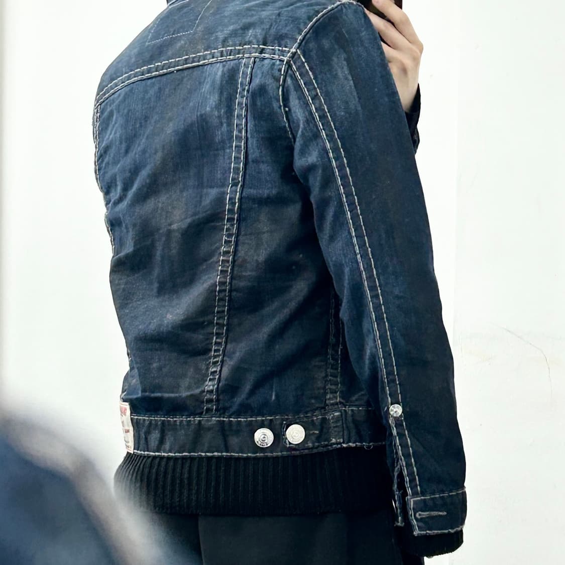 트루릴리전 코티드 데님 트러커 자켓 상품이미지2