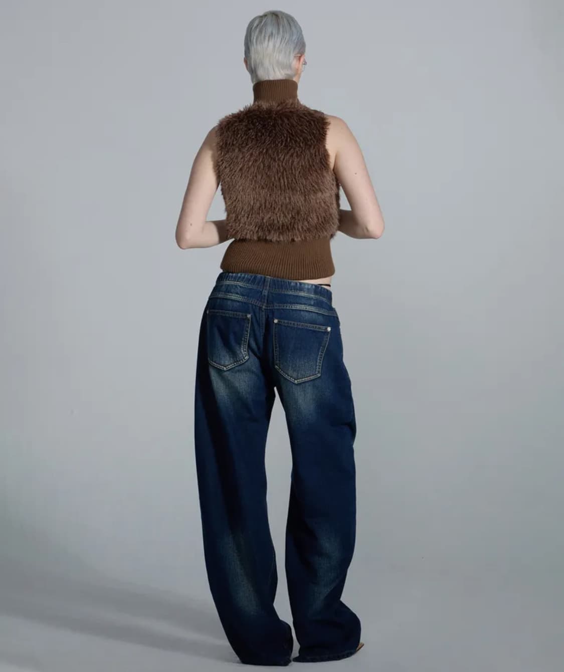 스컬프터 Everyday Lowrise Denim Mid Blue m  상품이미지3