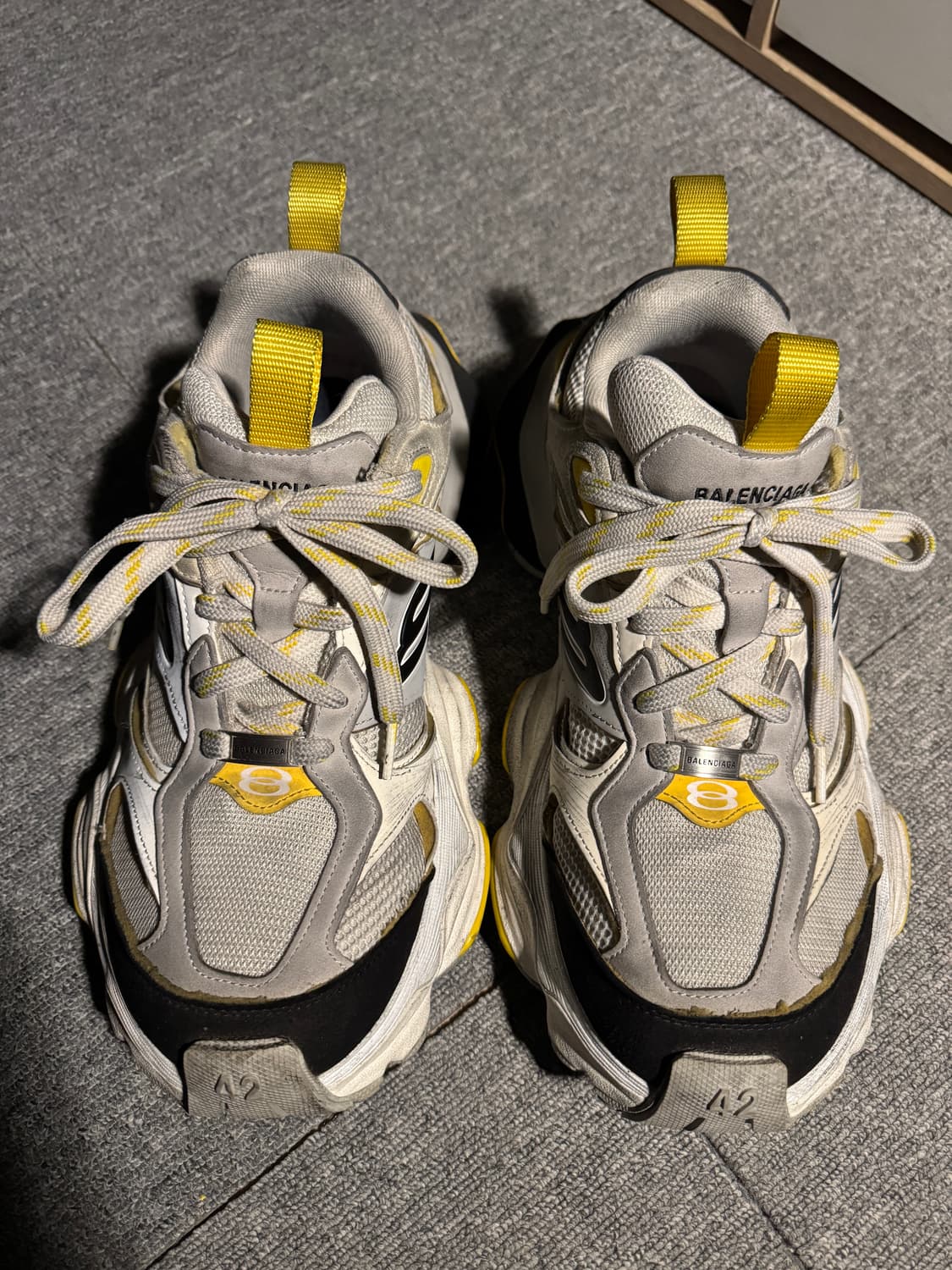 (42)발렌시아가 카고 스니커즈 OG 옐로우 상품이미지3
