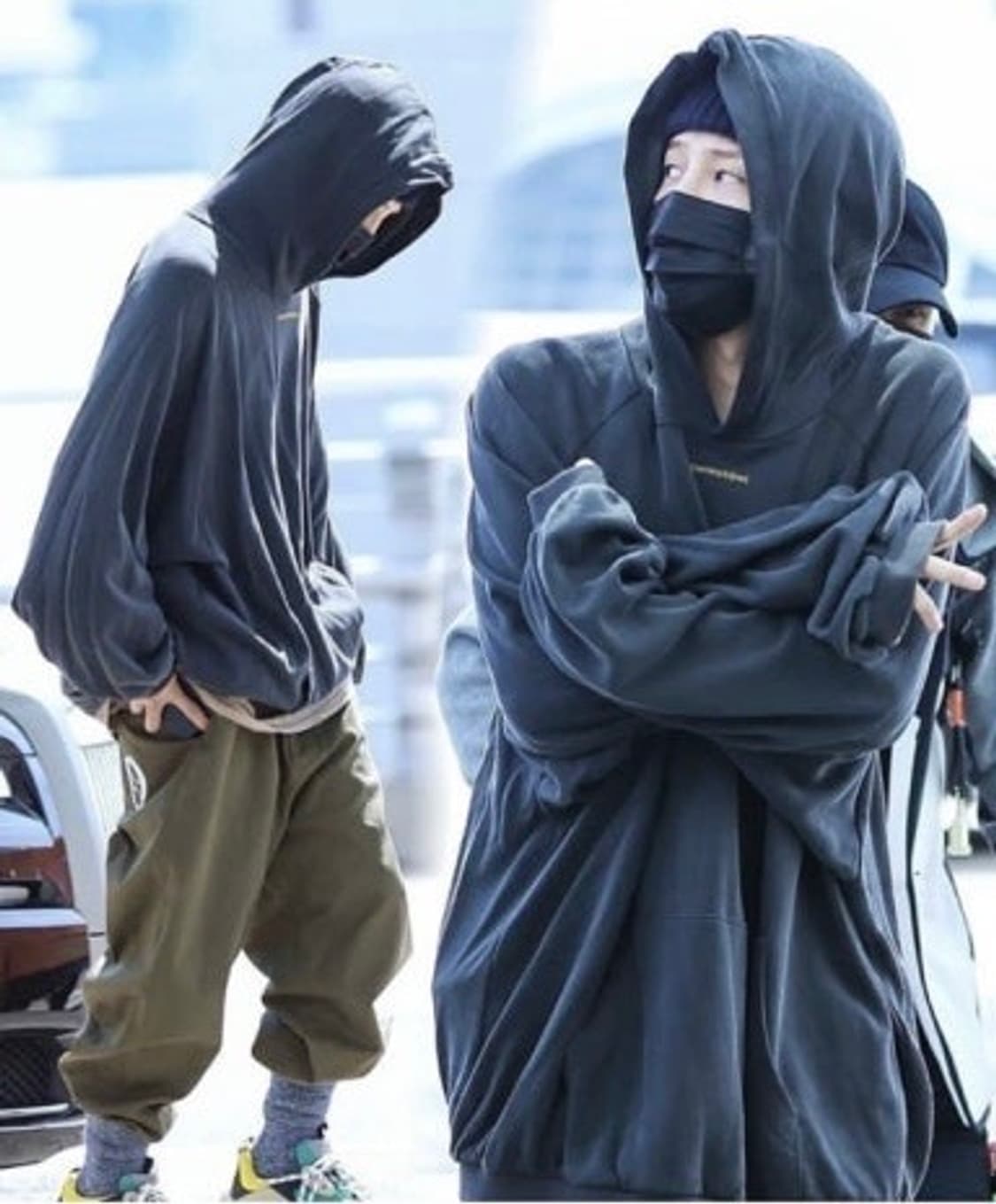 피스마이너스원 워크팬츠 카키 상품이미지2