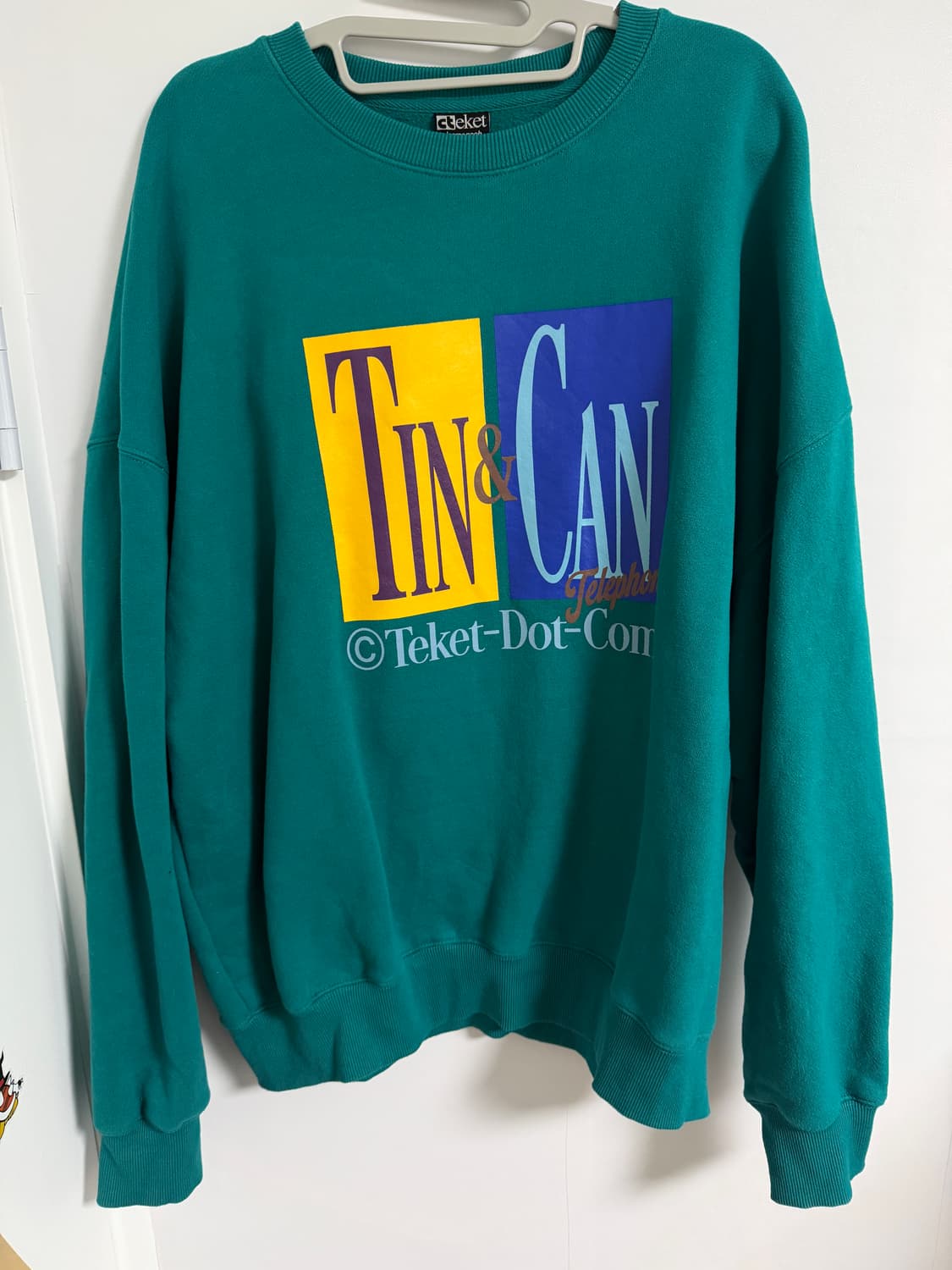 Teket Tin & Can Sweatshirt Blue Green 상품이미지1