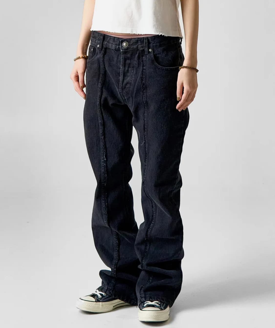 잭리퍼블릭 빈티지 절개 워싱데님 팬츠 상품이미지1