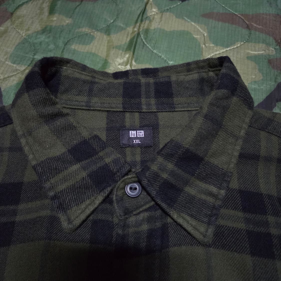 Uniqlo Flannel Check Shirt 유니클로 체크 셔츠 상품이미지4