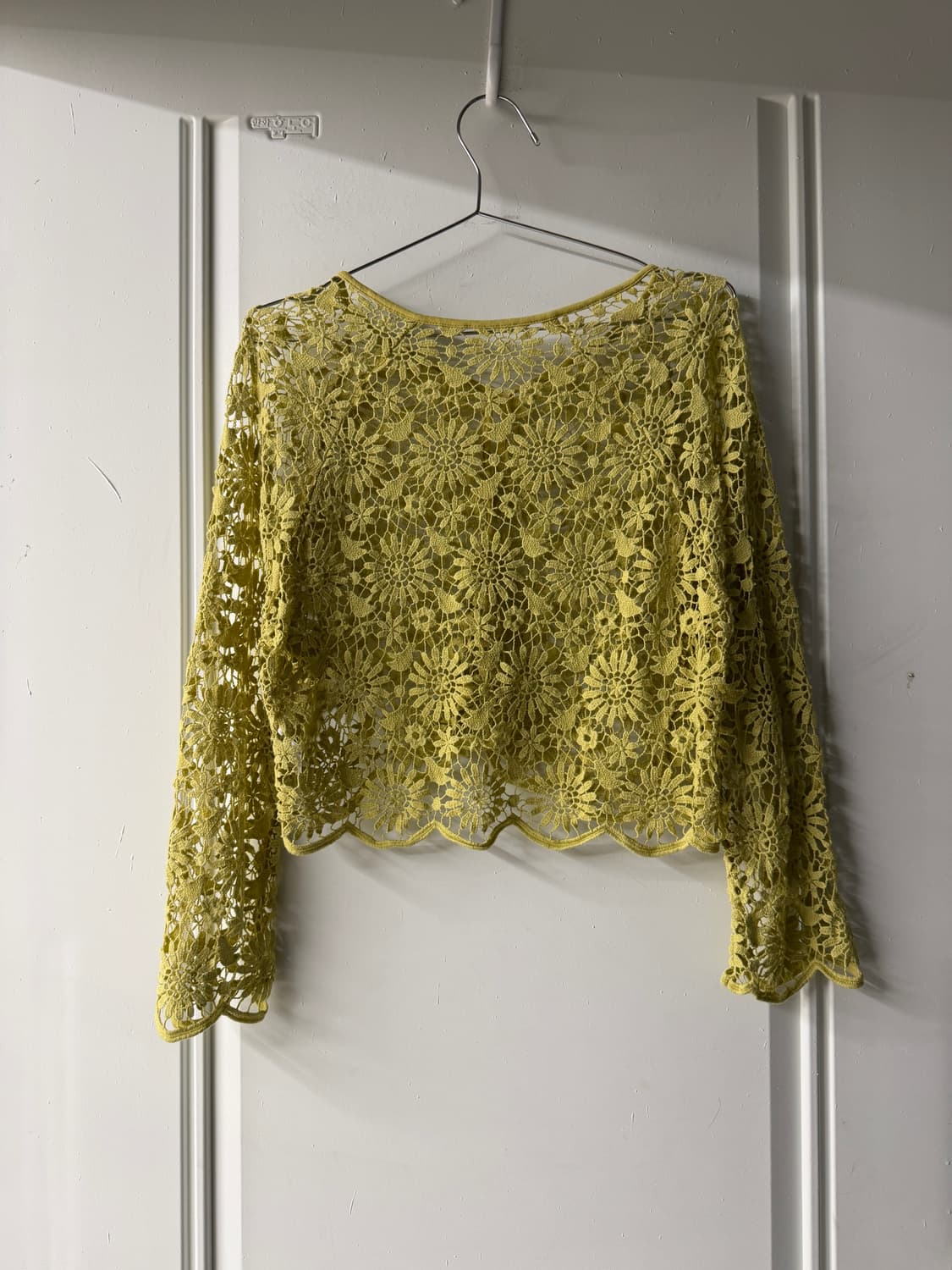 일본빈티지 플로럴 크로셰 가디건 상품이미지8