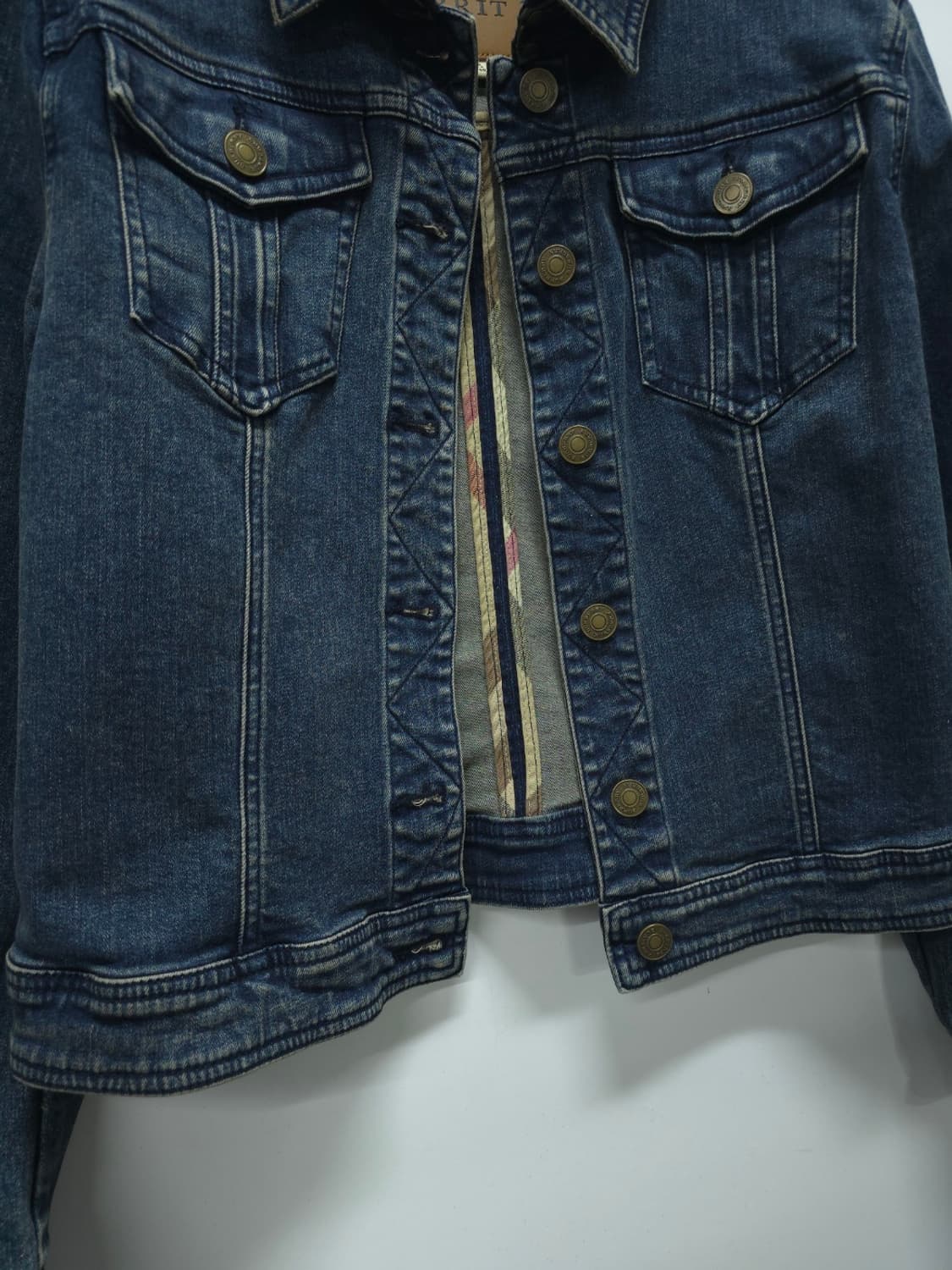 버버리브릿 데님트러커 청자켓 (여성55) 상품이미지4