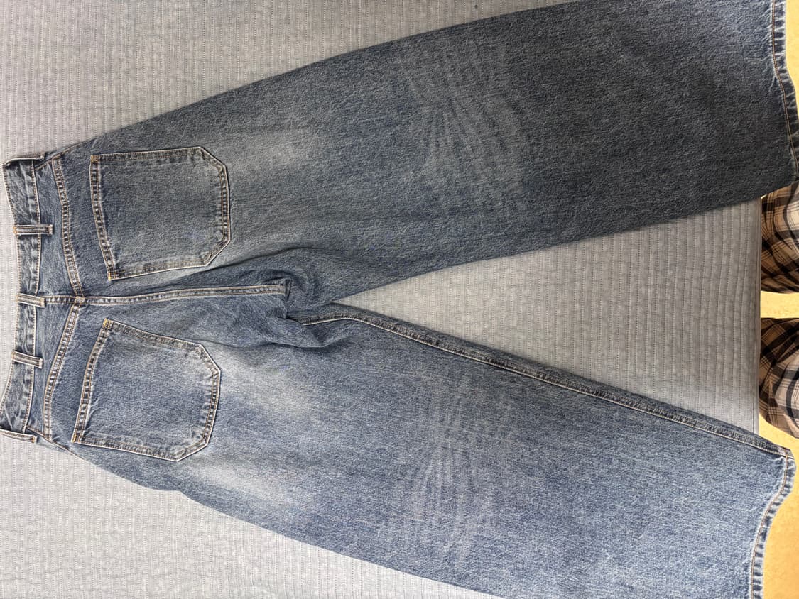 해칭룸 와이드 커브진 (2) 블루 상품이미지3